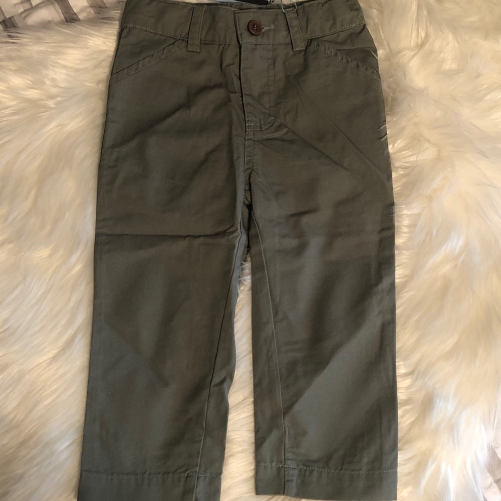 Andy & Evan Boys Green Dress Pants NWT